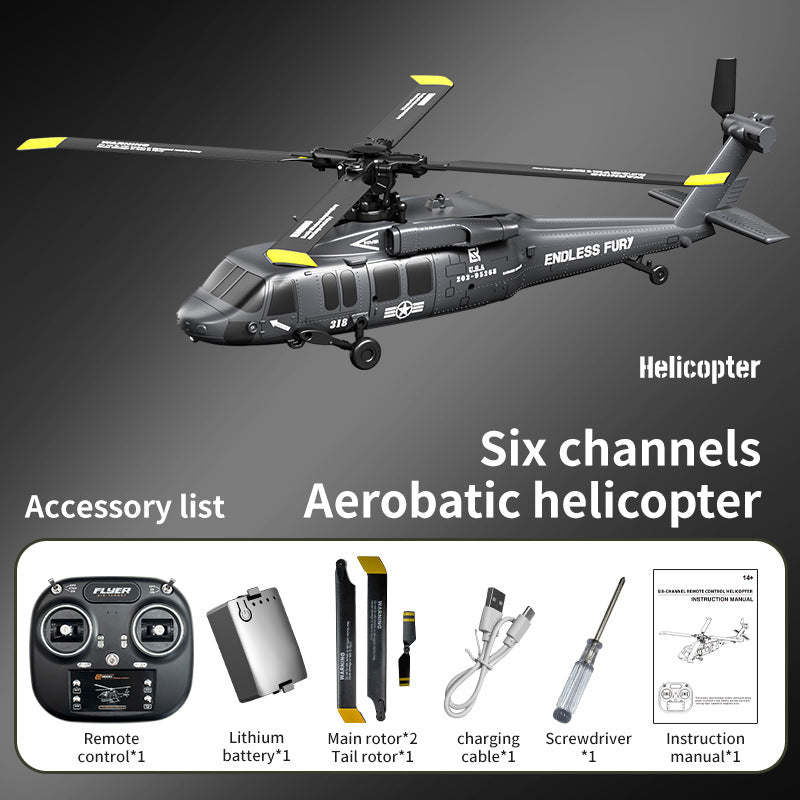 6-Channel Brushless RC Helicopter
