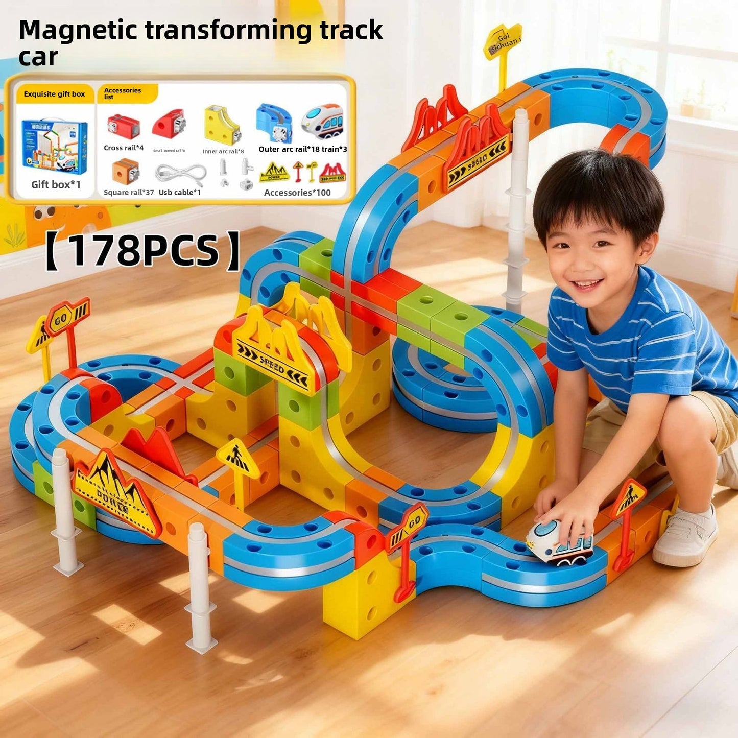 Magnetic Building Blocks Toy