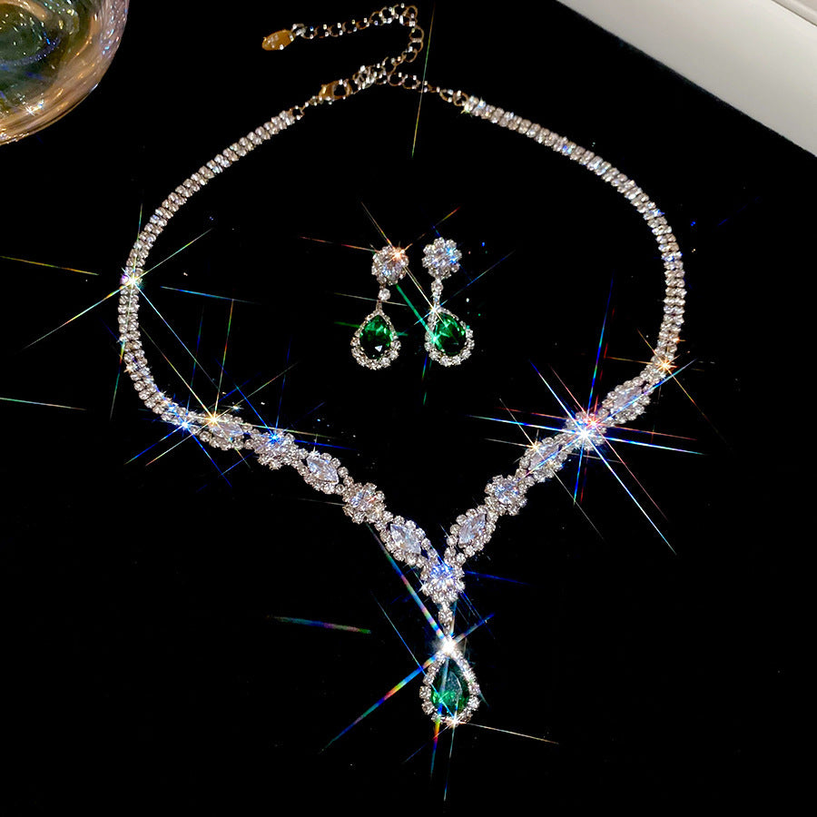 Luxury Necklace & Earrings Jewelry Set