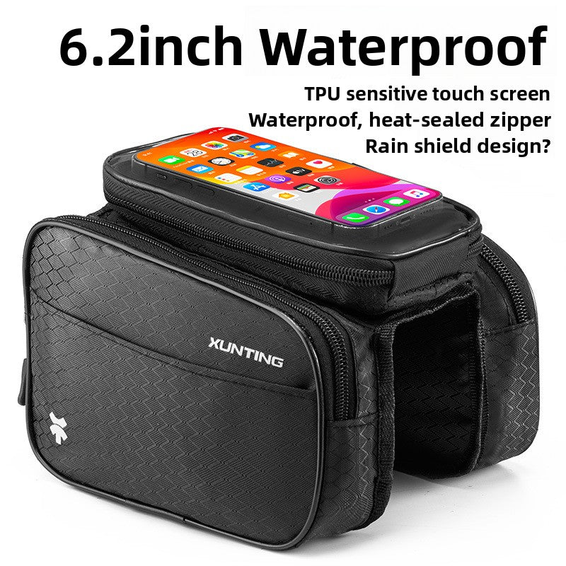 Waterproof Bicycle Handlebar Phone Bag – 2.5L