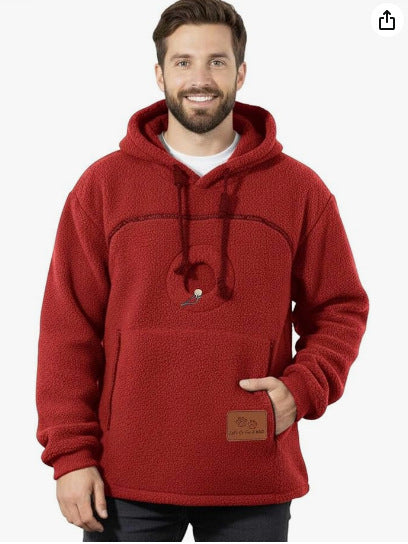 Unisex Fleece-Lined Pullover Hoodie