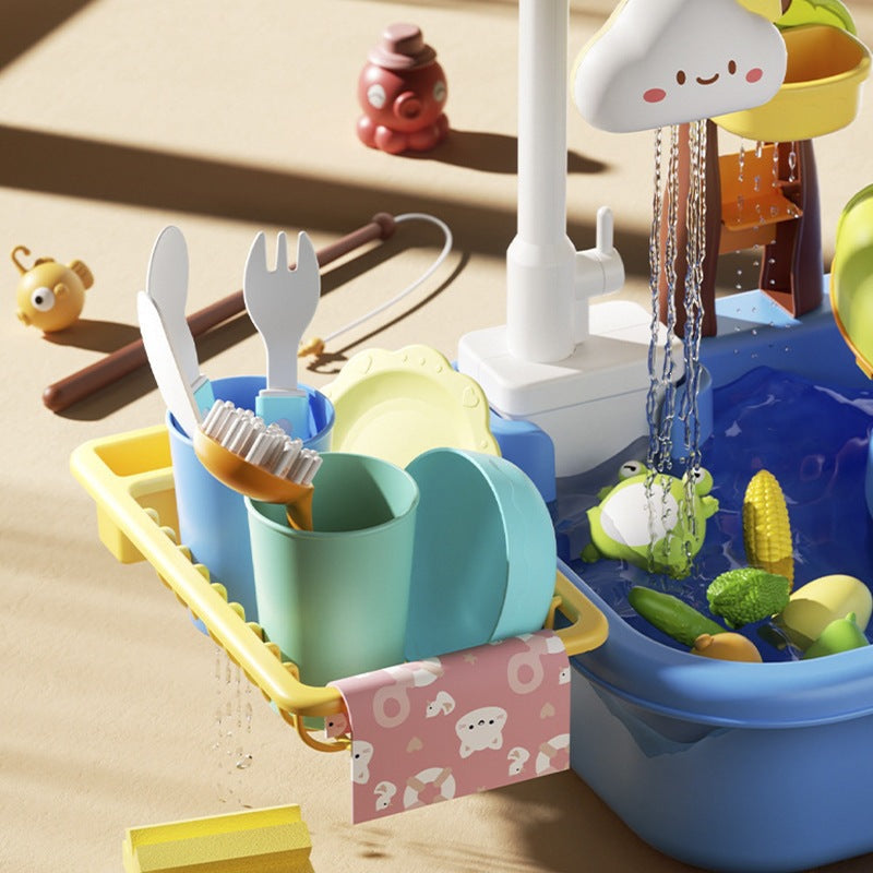 Electric Circulating Water Play Sink Set