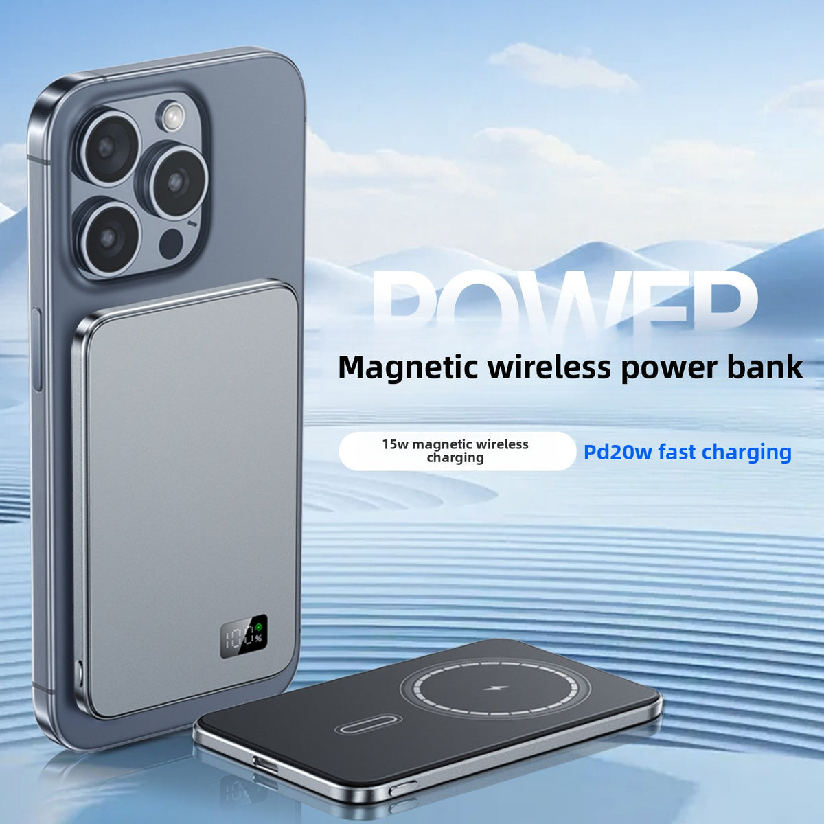3-in-1 Magnetic Wireless Power Bank