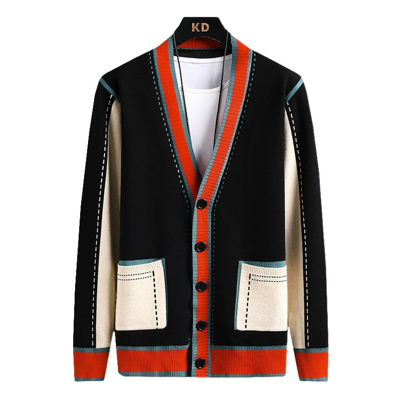 Men's Chenille Knit Cardigan Jacket
