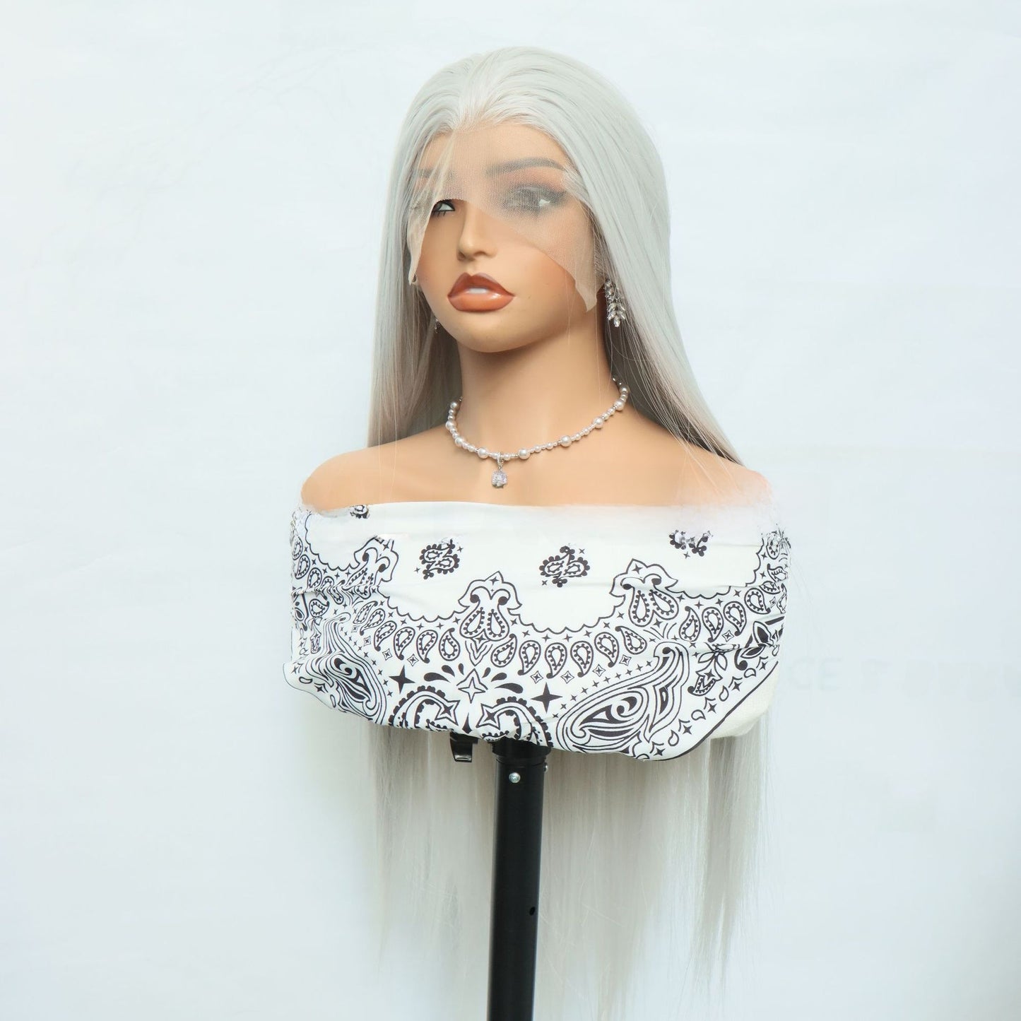 High-temperature silk lace wig cap