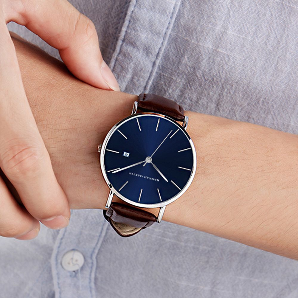 Mens Bauhaus Minimalist Waterproof Watch – view 4