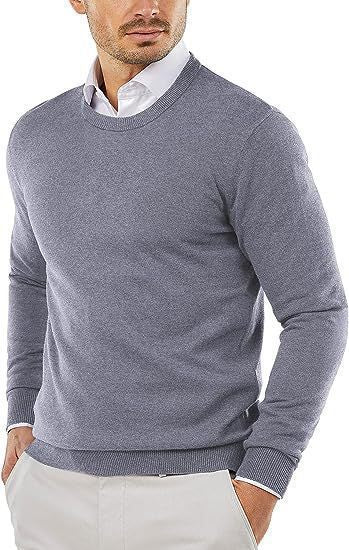 Men's Long-Sleeve Knit Sweater