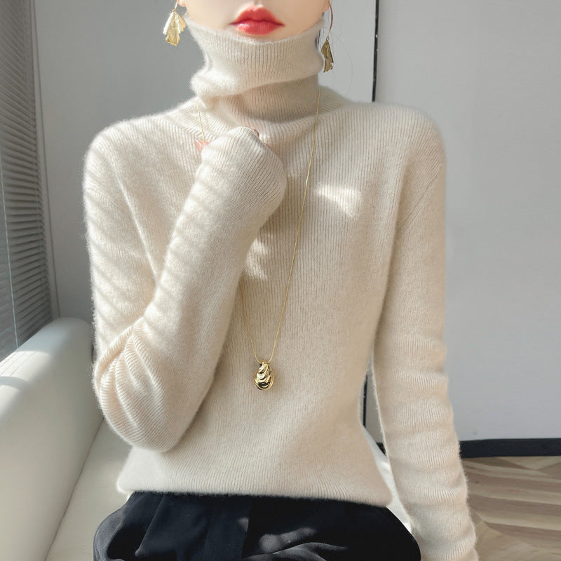 Women's Slim-Fit Soft Turtleneck Sweater