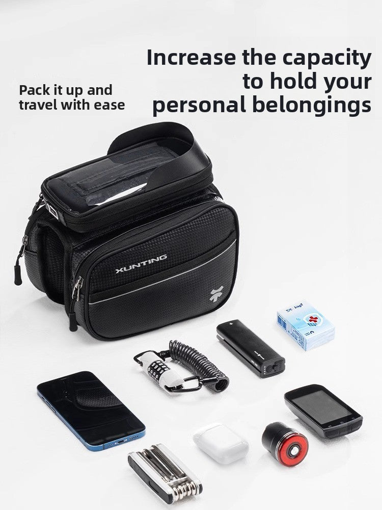 Waterproof Bicycle Handlebar Phone Bag – 2.5L