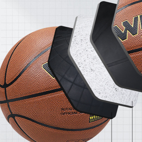 Outdoor basketball wear-resistant