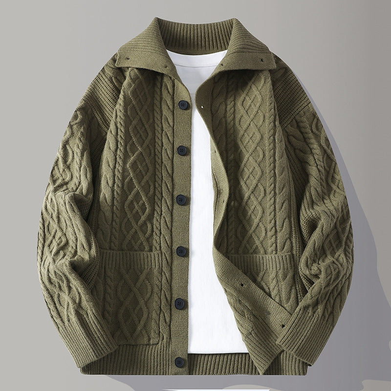 Men's Casual Cardigan Sweater