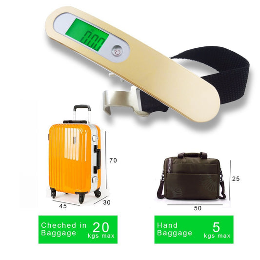 Portable Digital Luggage Hanging Scale