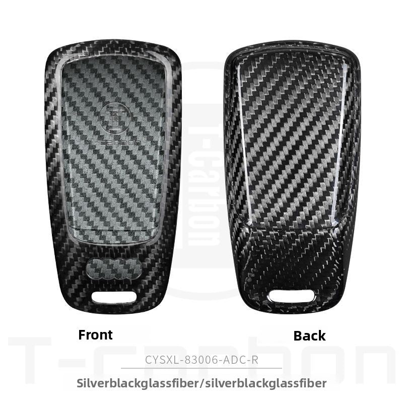 Audi Carbon Fiber Key Fob Protective Cover
