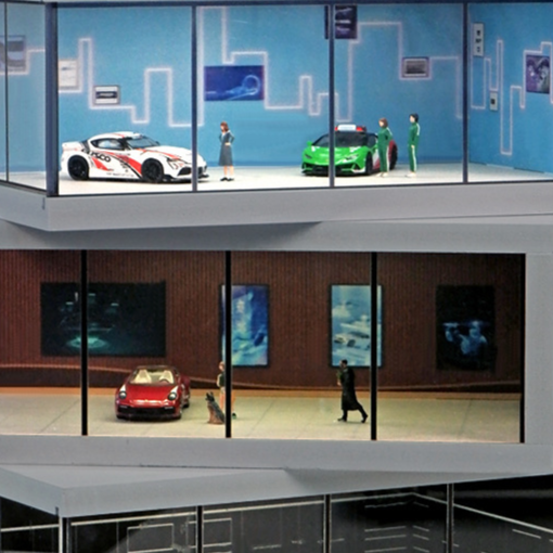 Clear Car Model Display Box