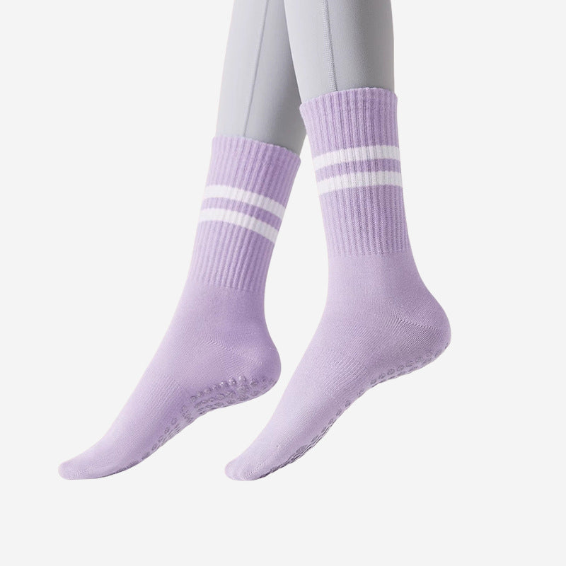 Women's Striped Non-Slip Yoga Socks