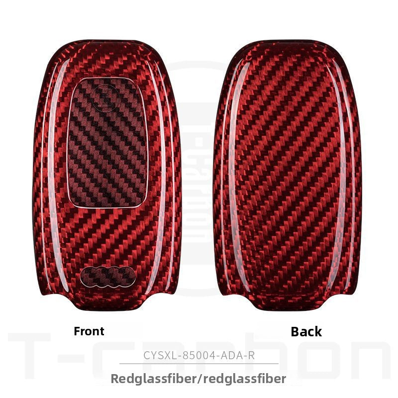 Audi Carbon Fiber Key Fob Protective Cover
