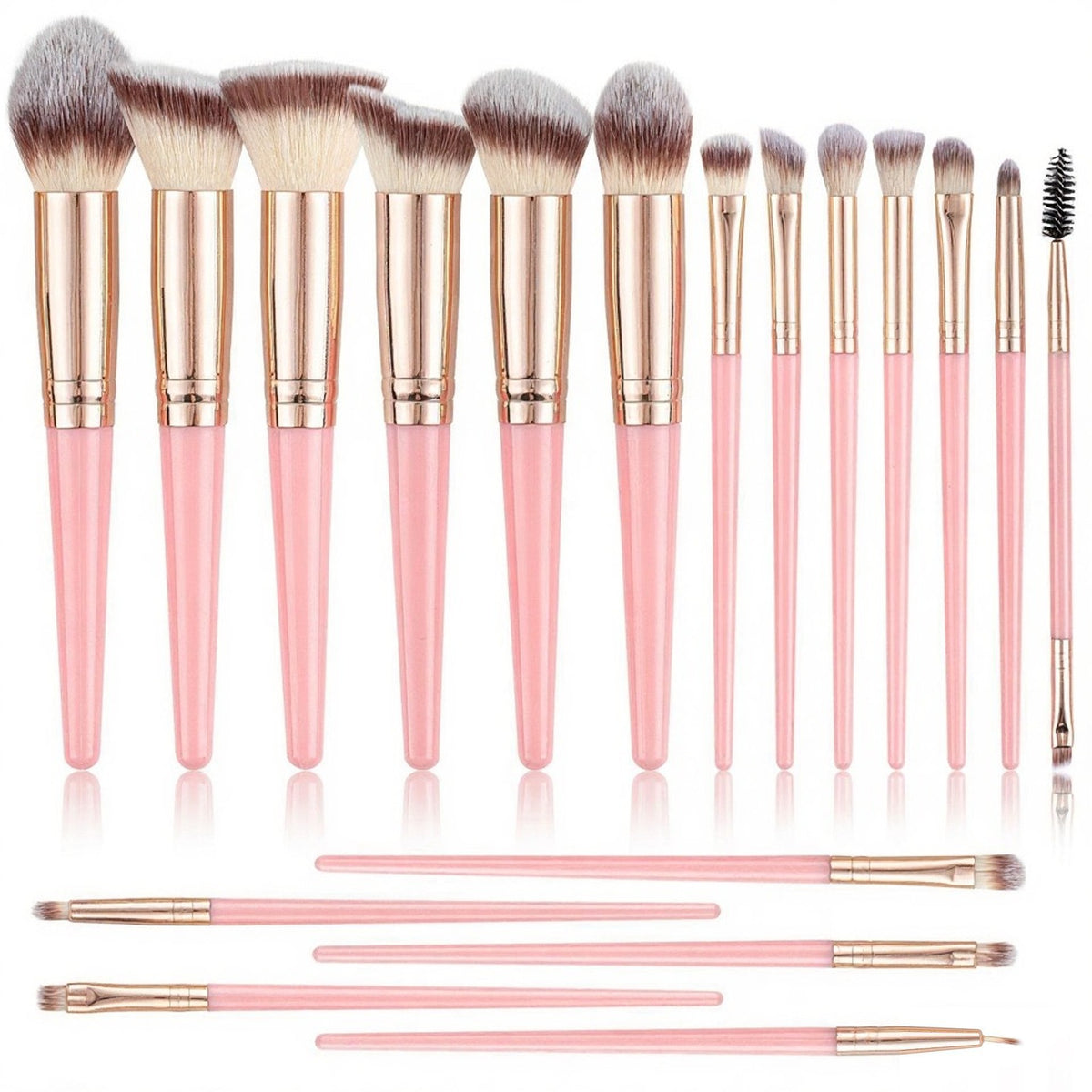 Makeup Brush Set with Cosmetic Bag