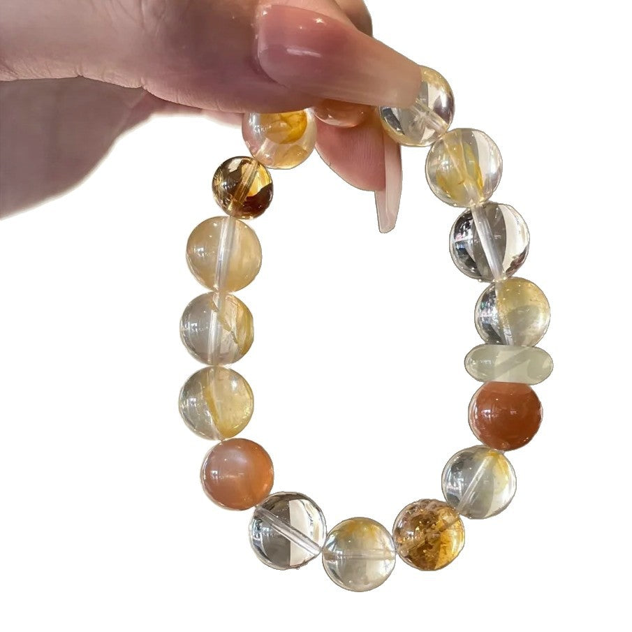 Geometric Crystal Resin Bracelet