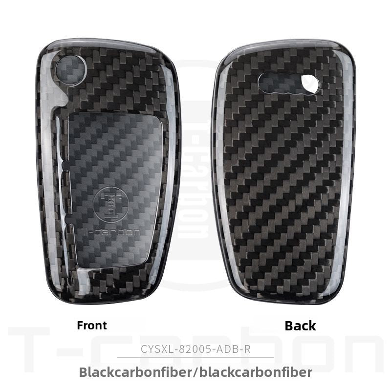 Audi Carbon Fiber Key Fob Protective Cover