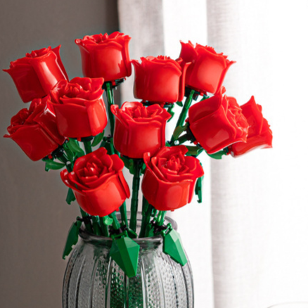 Rose Building Block Eternal Flower Bouquet