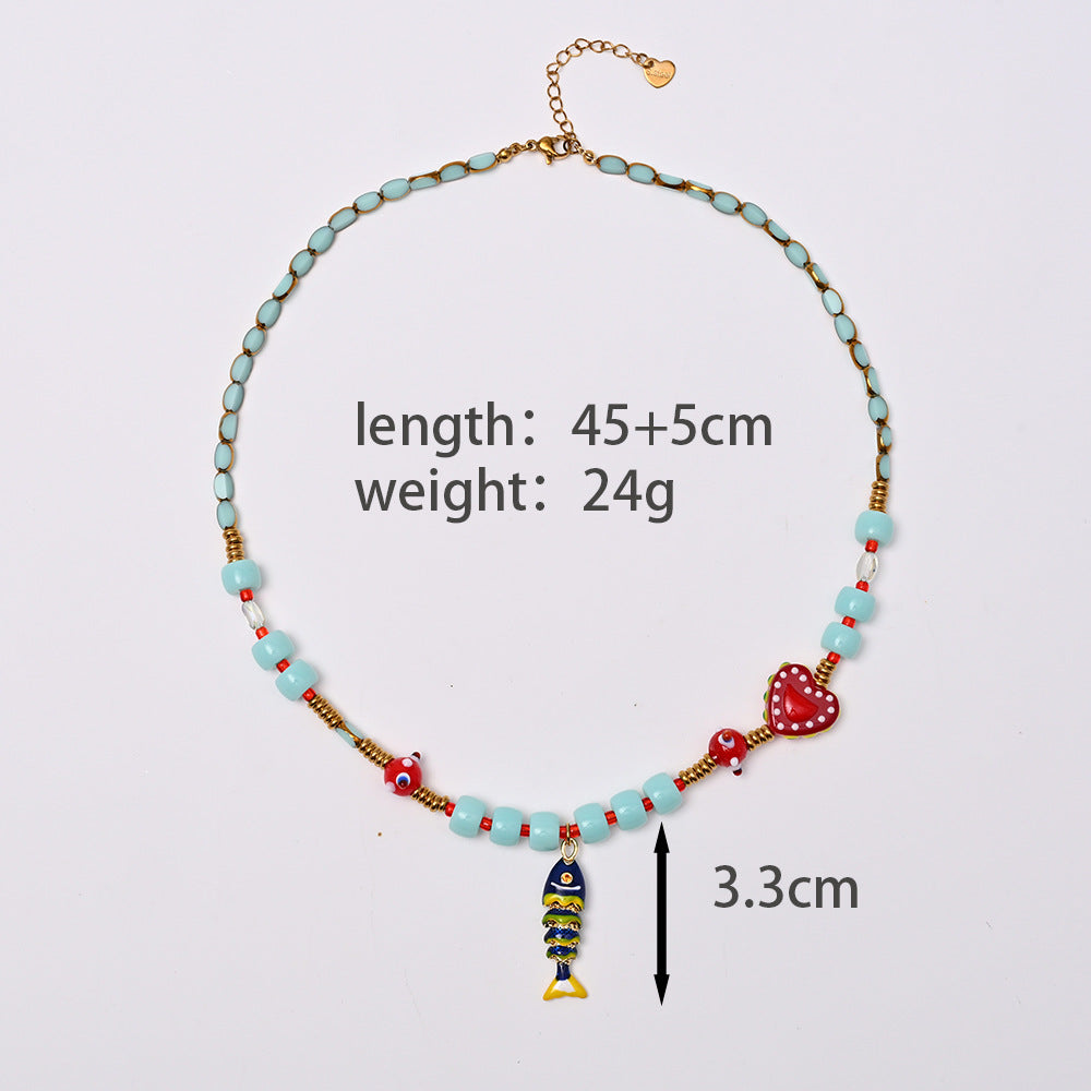 Beach-Style Pendant Necklace