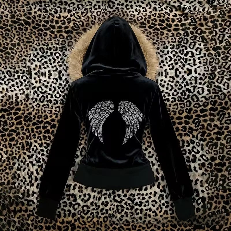 Women's Rhinestone-Detail Sweatshirt