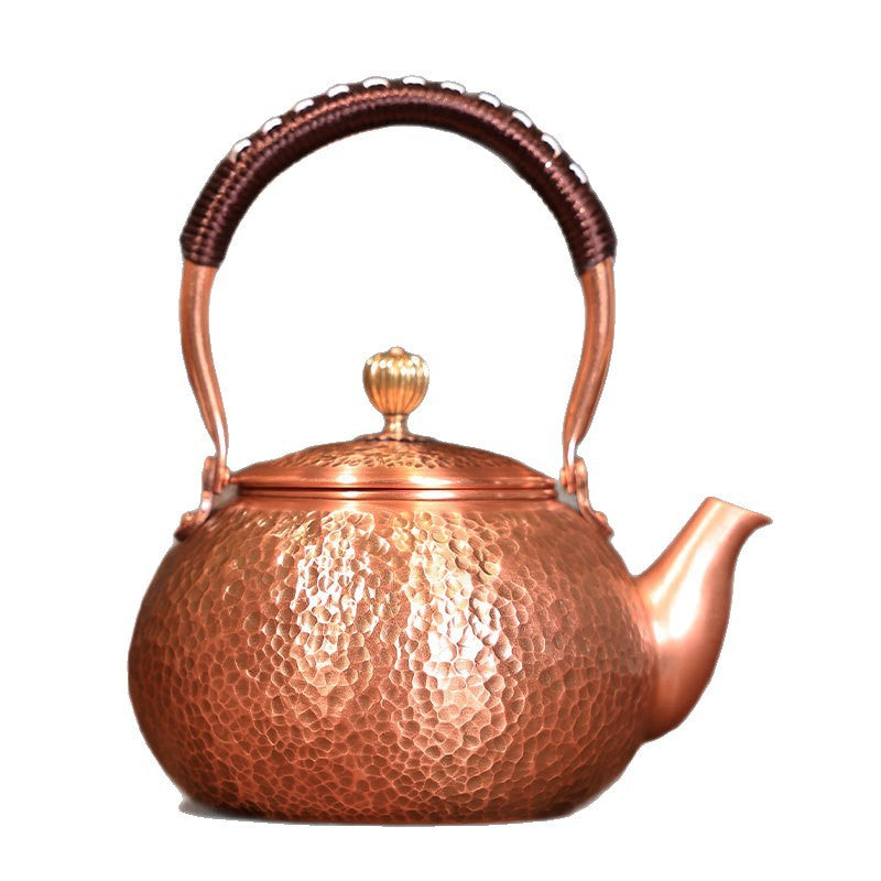 Copper teapot and kettle