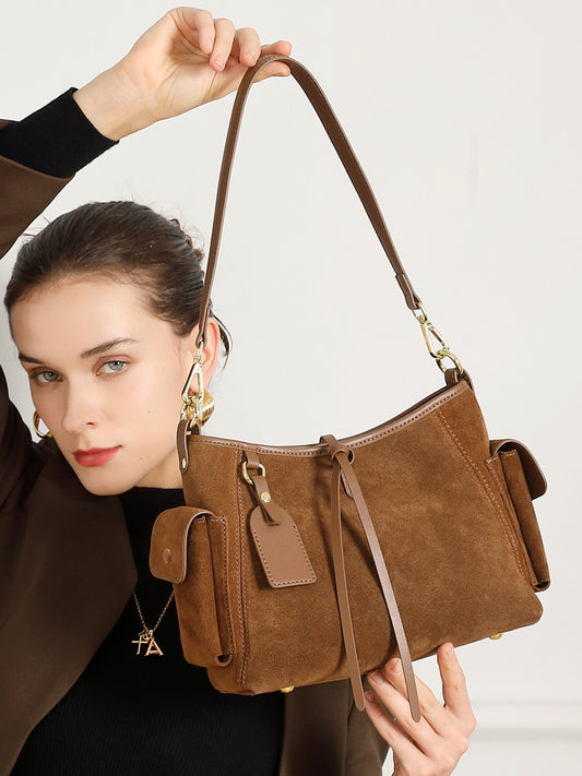 Vintage Leather Tote Bag