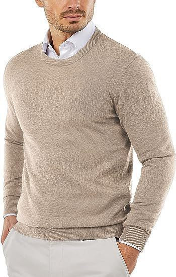 Men's Long-Sleeve Knit Sweater