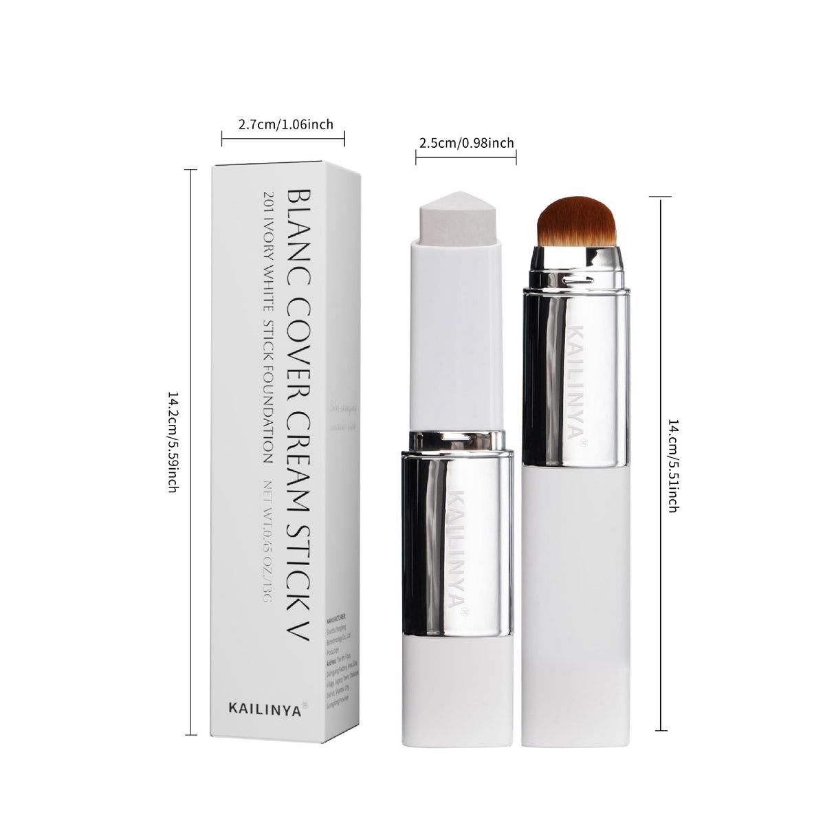 Color-Changing Dual-Ended Foundation Stick