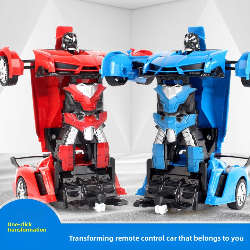Remote Control Transforming Toy Car with LED Lights – view 4