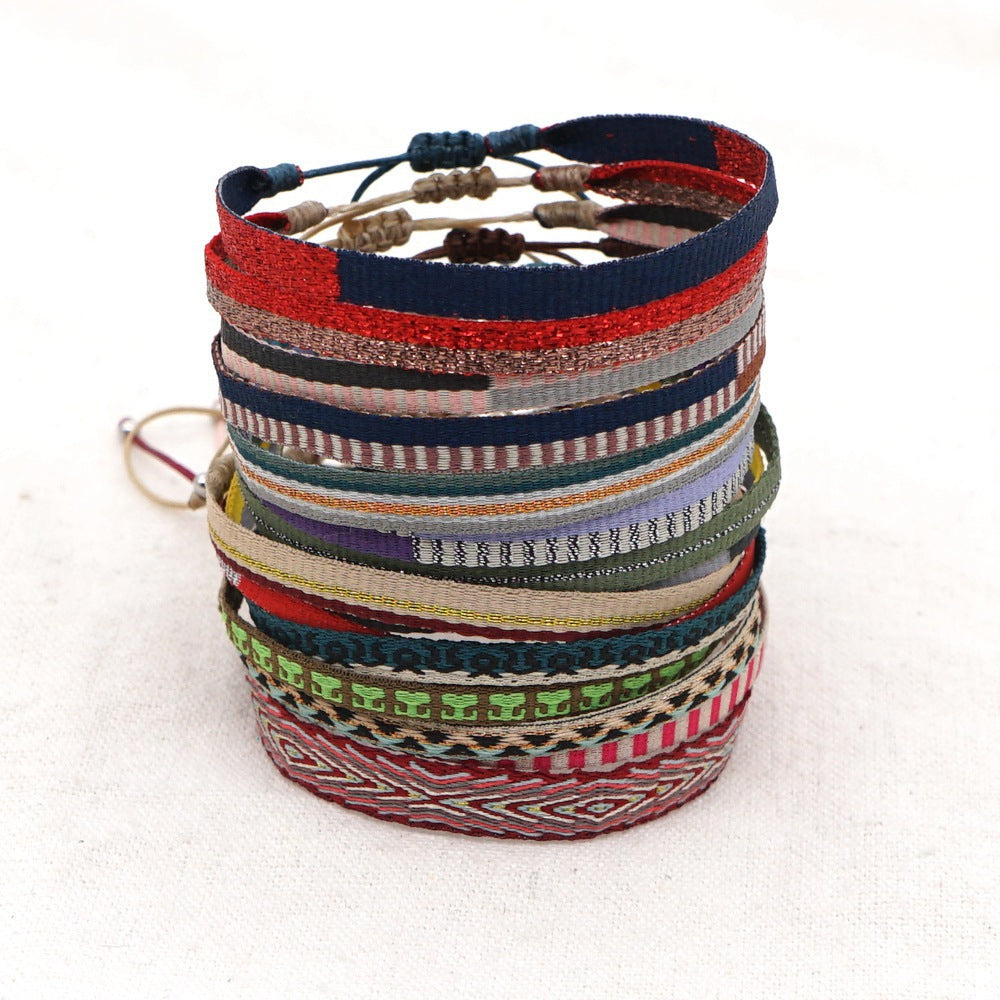 Bohemian Hand-Woven Bracelet