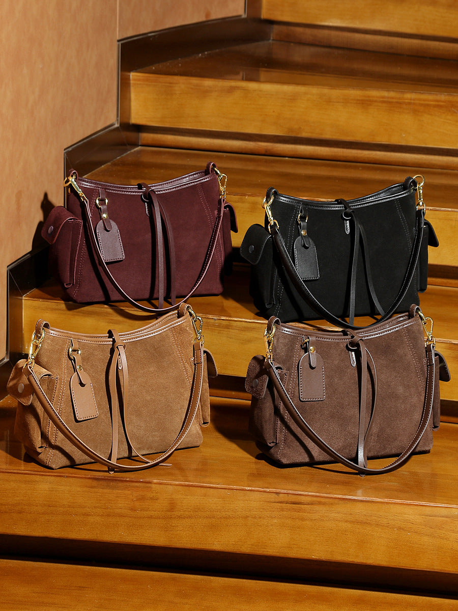 Vintage Leather Tote Bag