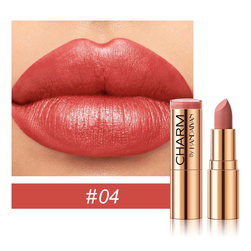 Moisturizing Gold-Tube Lipstick – 8 Shades