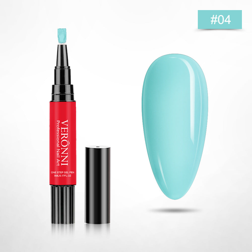 12-Color One-Step Nail Gel Pen