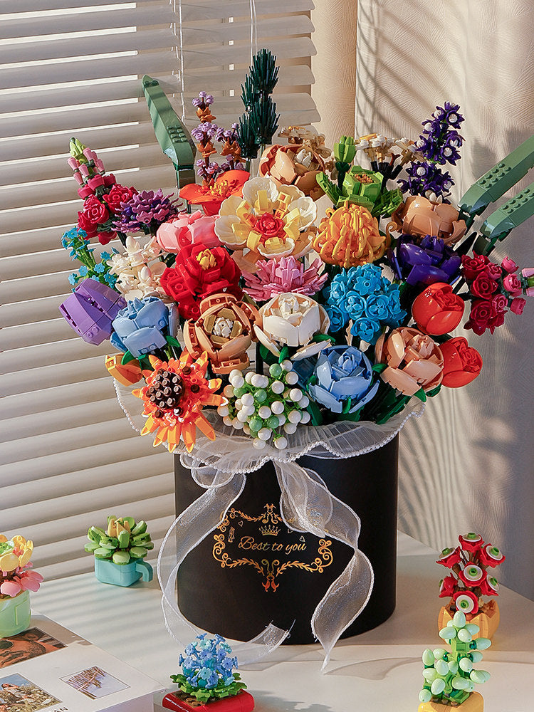 Building Block Flowers – Design 74