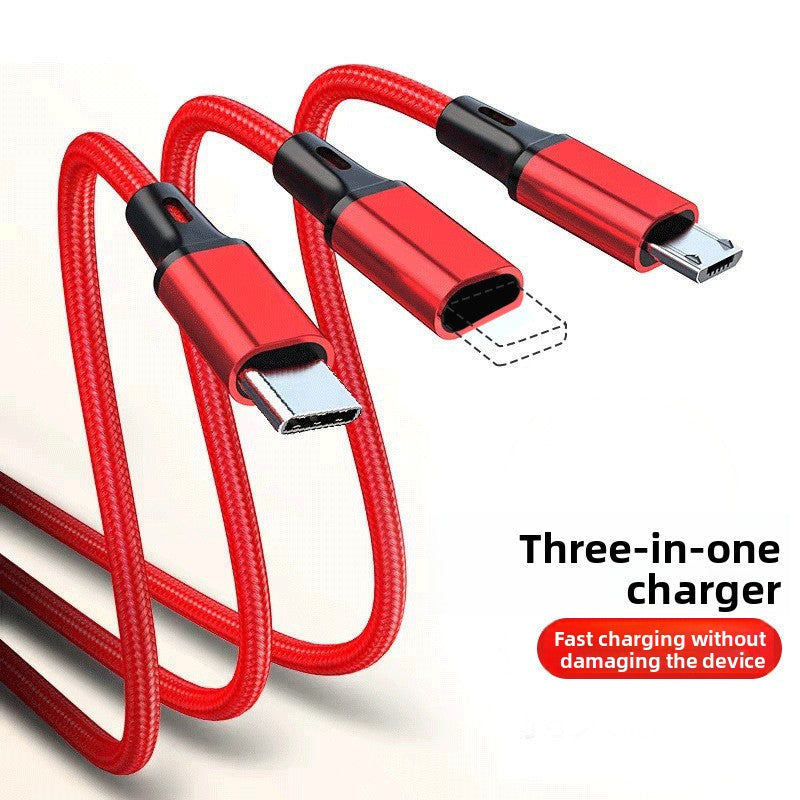 Three cable connector detail