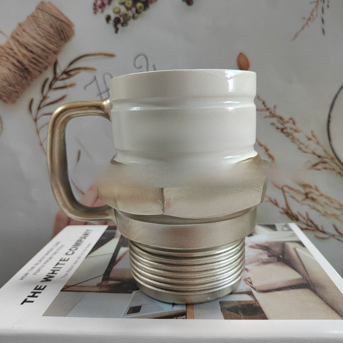 Automotive Resin-Coated Stainless Steel Mug