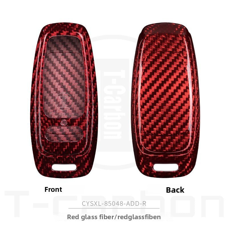 Audi Carbon Fiber Key Fob Protective Cover