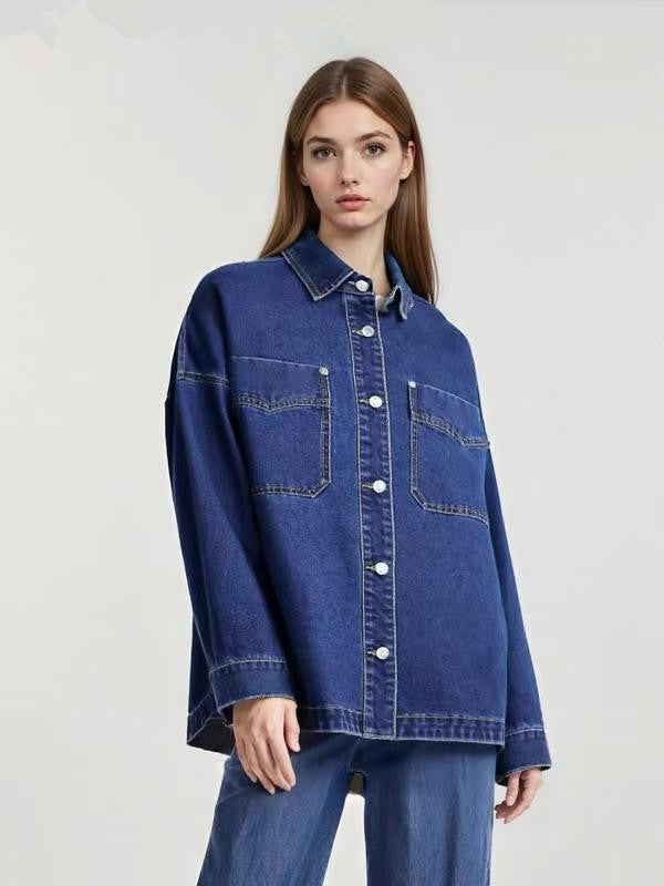 Split Denim Shirt
