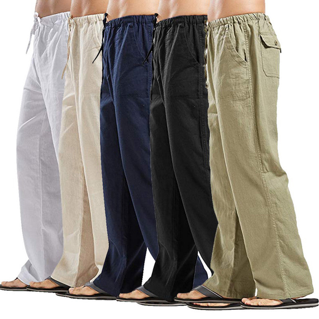Men's Cotton-Rich Casual Trousers