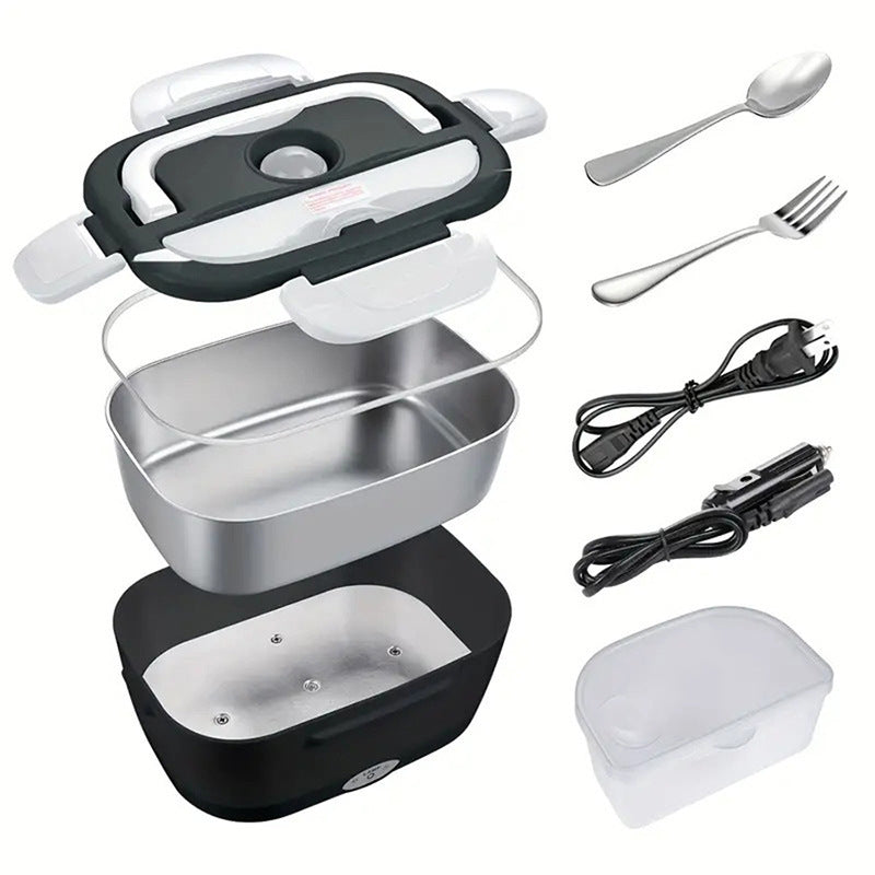 Car Portable Heating Lunch Box with Removable Stainless Steel Container