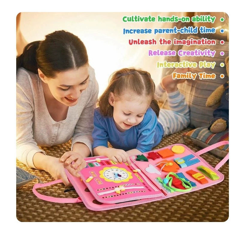 Children's Felt Montessori Busy Book