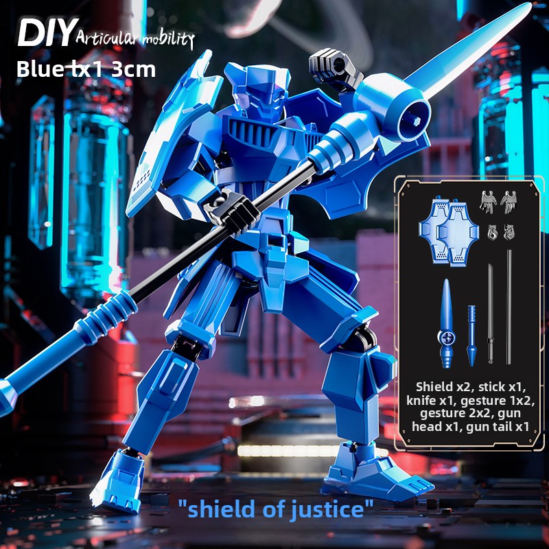A versatile mecha doll assembly toy