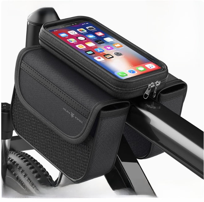 Waterproof Bicycle Handlebar Phone Bag – 2.5L
