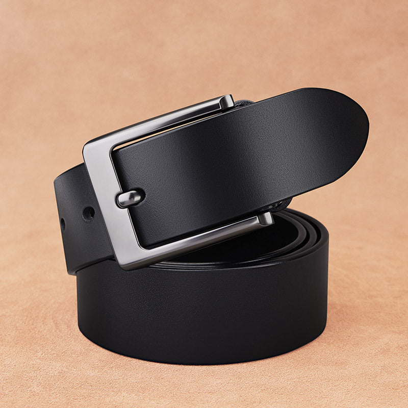 Men's Genuine Leather Pin-Buckle Belt