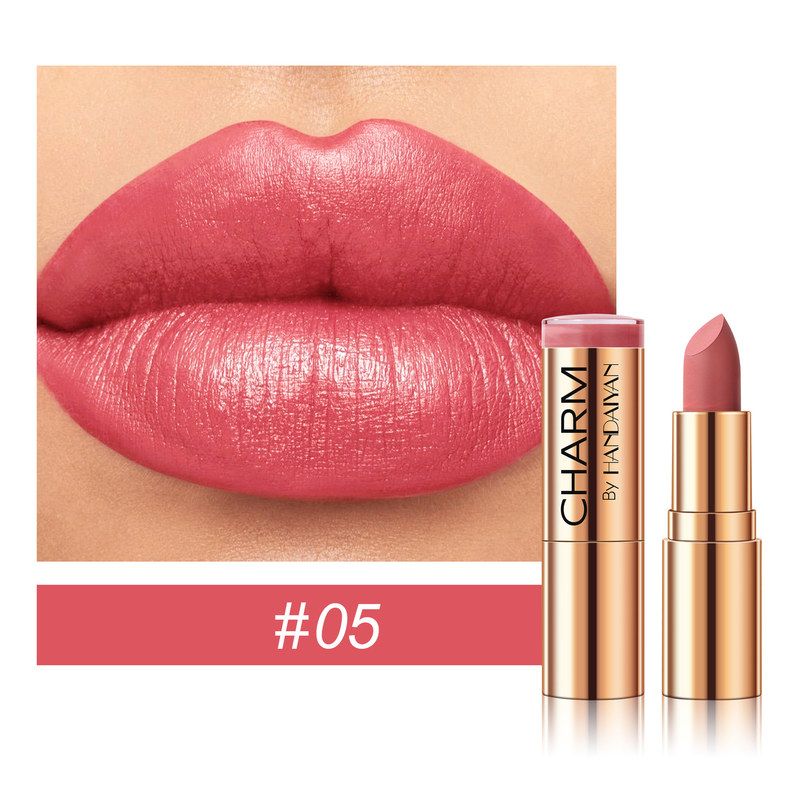 Moisturizing Gold-Tube Lipstick – 8 Shades