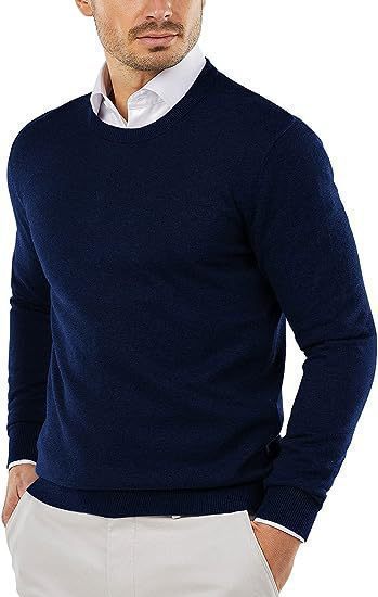 Men's Long-Sleeve Knit Sweater