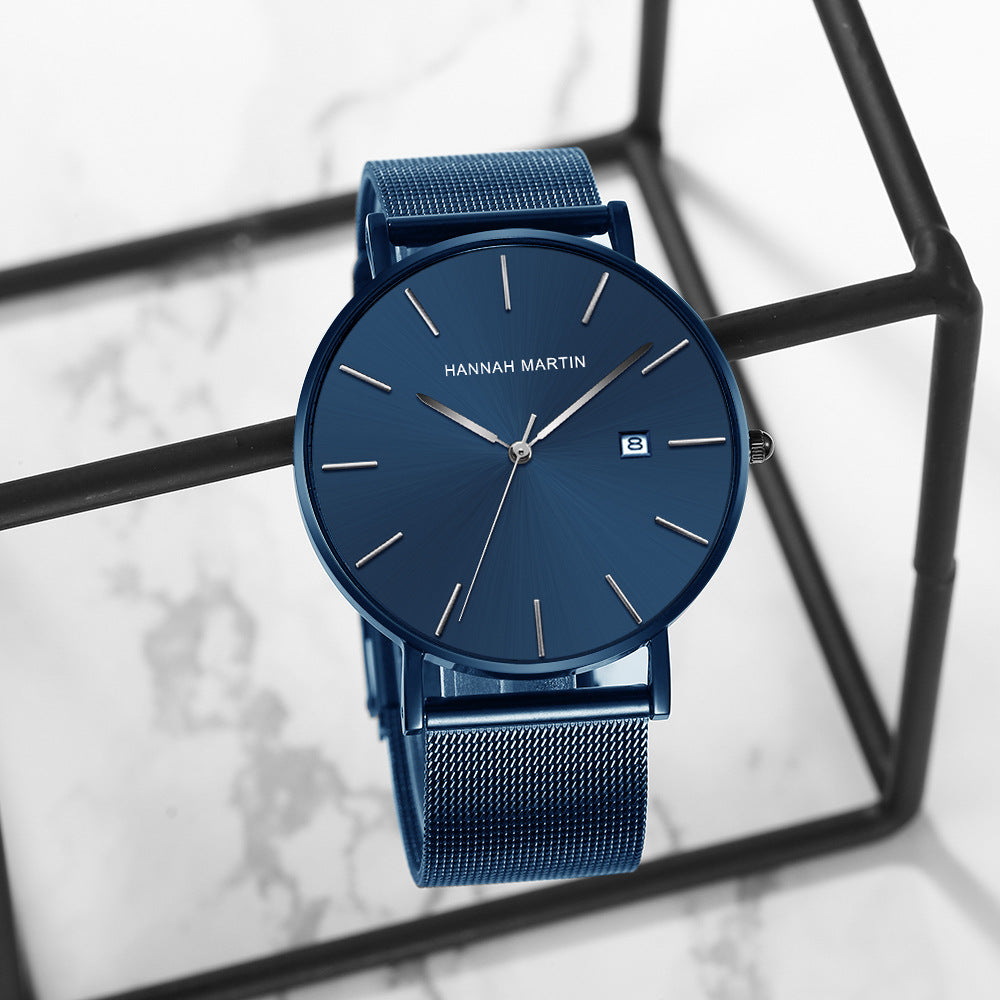 Mens Bauhaus Minimalist Waterproof Watch – view 5