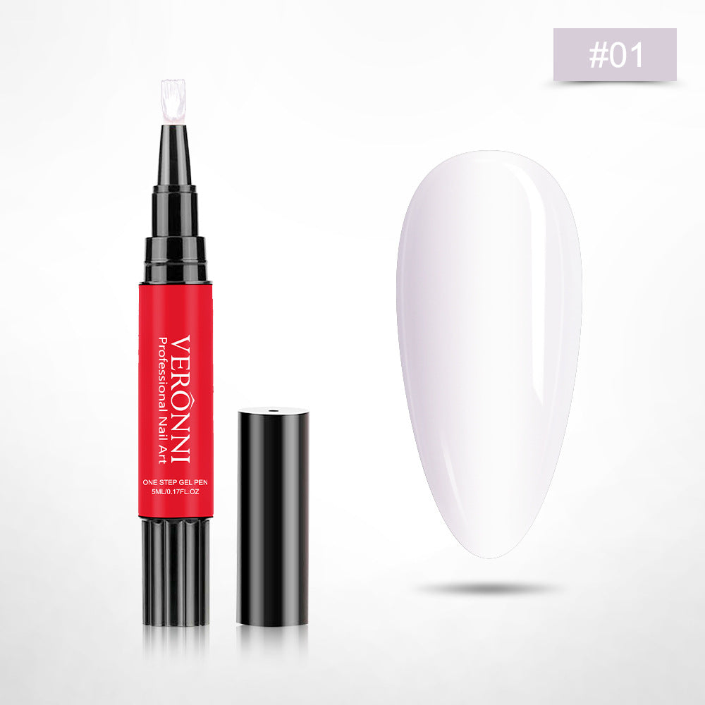 12-Color One-Step Nail Gel Pen